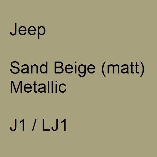 Jeep, Sand Beige (matt) Metallic, J1 / LJ1.